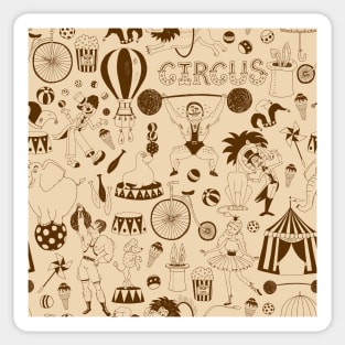 Circus Pattern Sticker